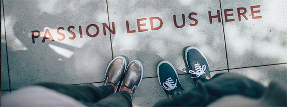 Passion Led Us Here Feet Image